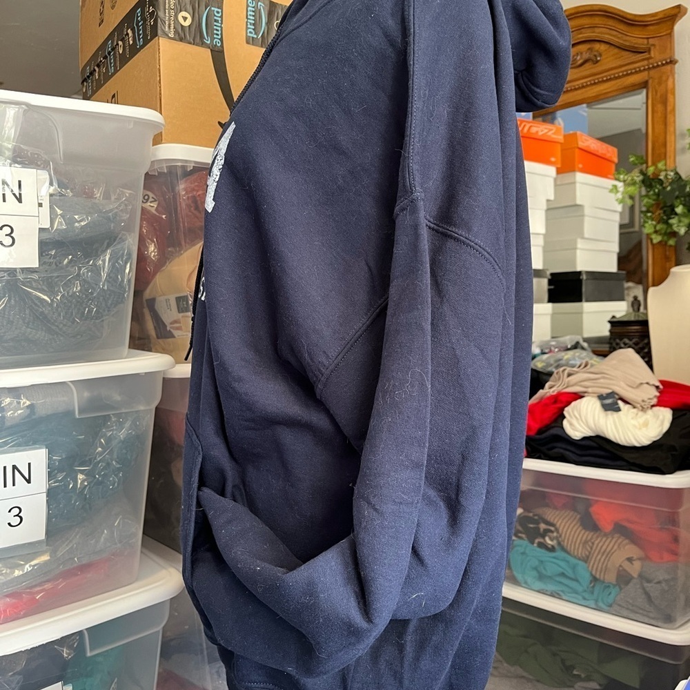 Gildan Heavy Blend Dark Gray Hoodie - Picture 3 of 6